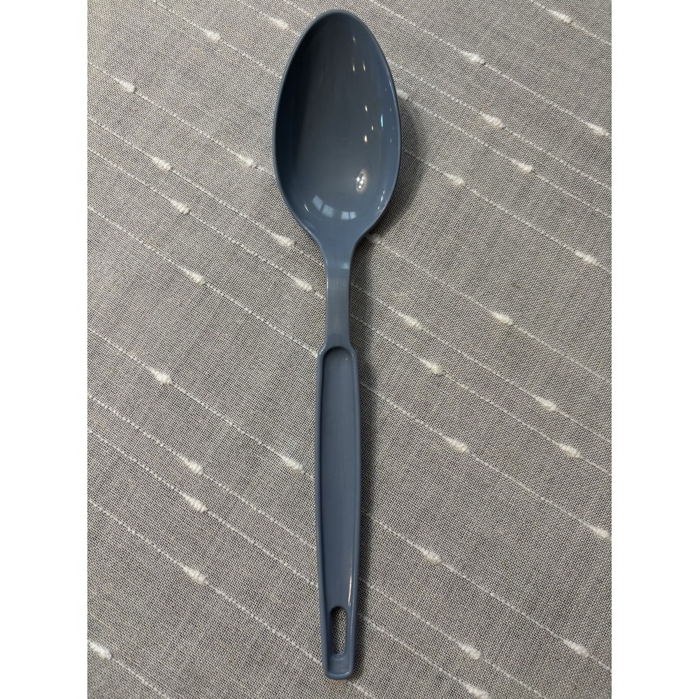 Ekco Spoon Blue Nylon Serving Cooking Vintage Plastic USA Made